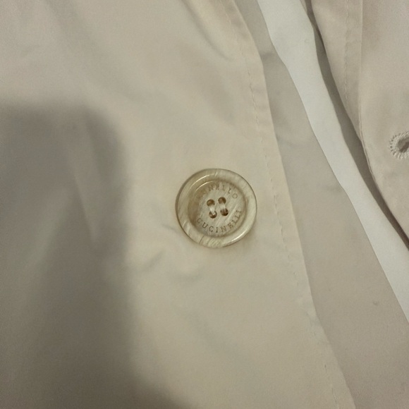 Brunello Cucinelli Mens White Nylon Jacket Sz 50/L - Picture 7 of 13